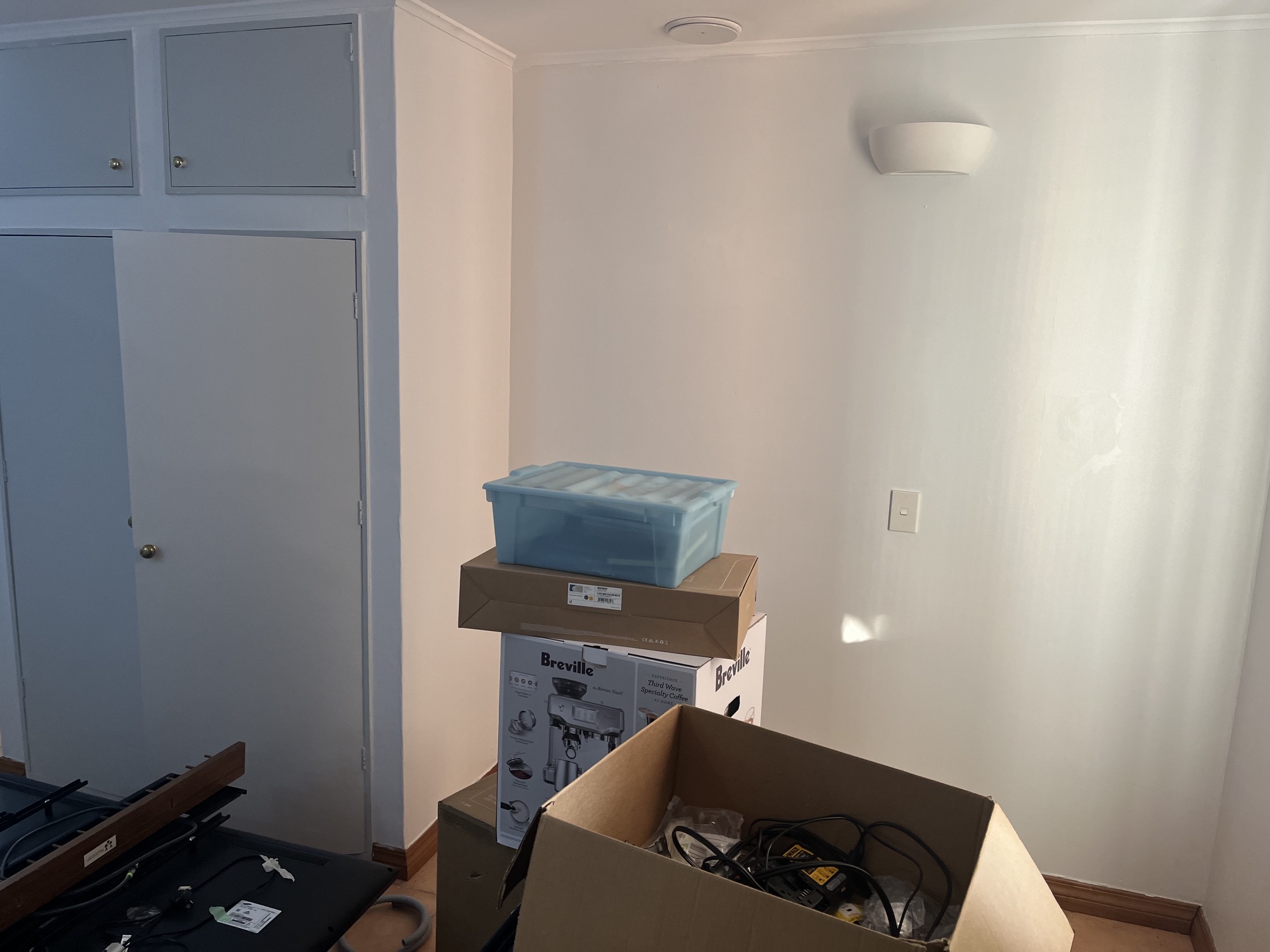 Bedroom sitting zone before