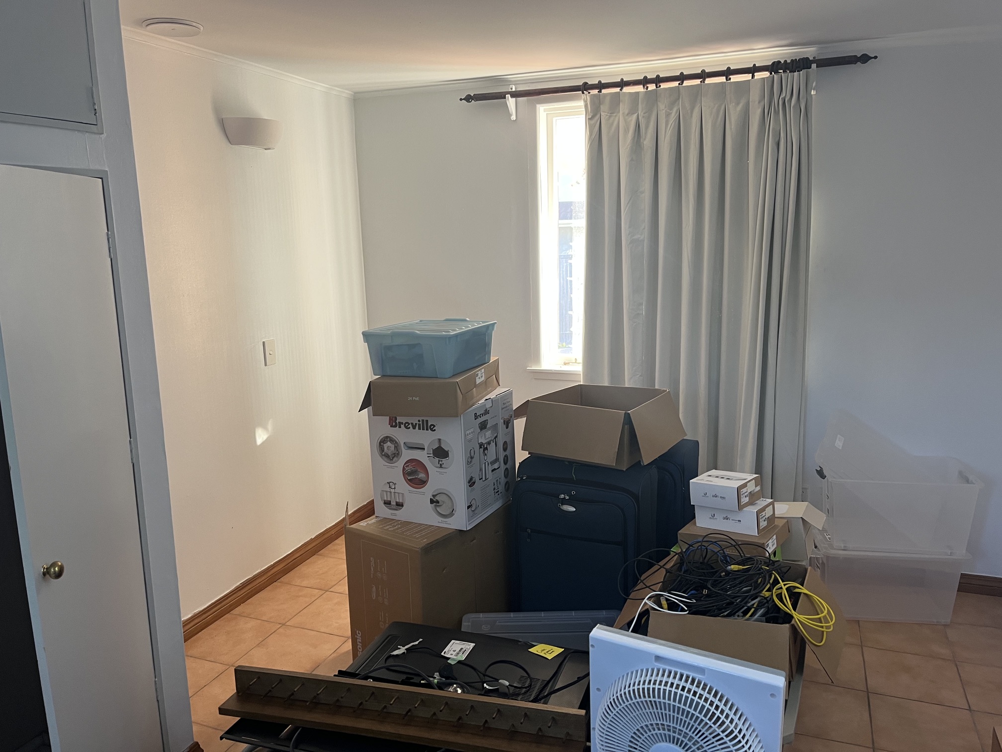 Bedroom window to be replaced with French doors