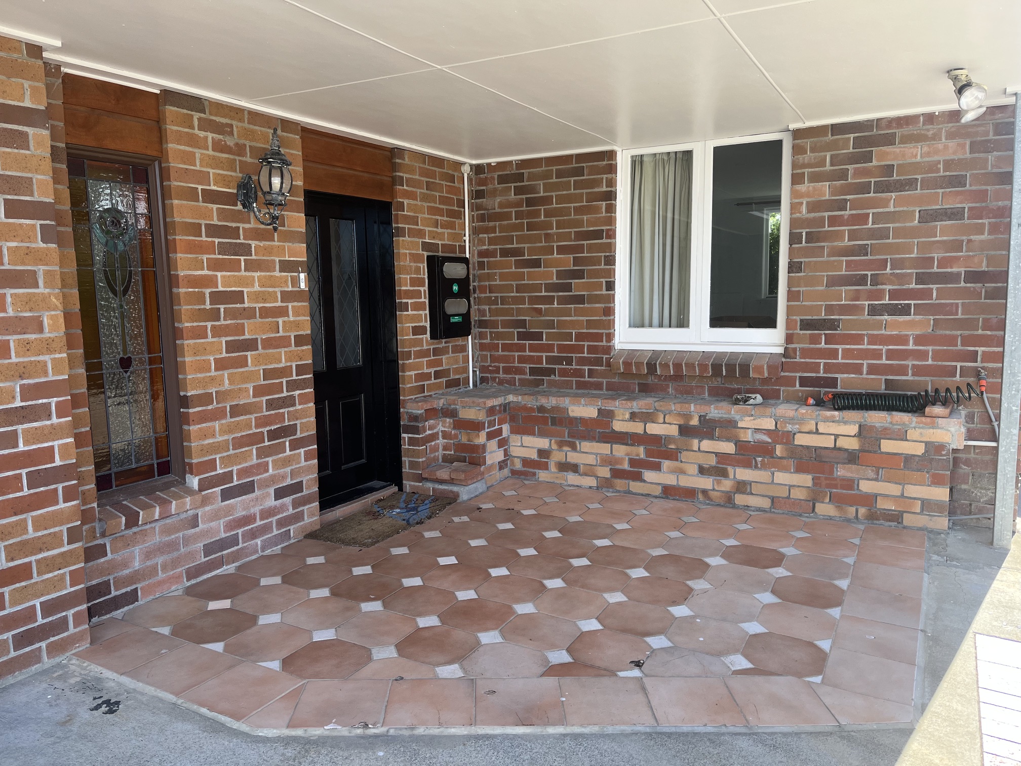 Front entry before renovation