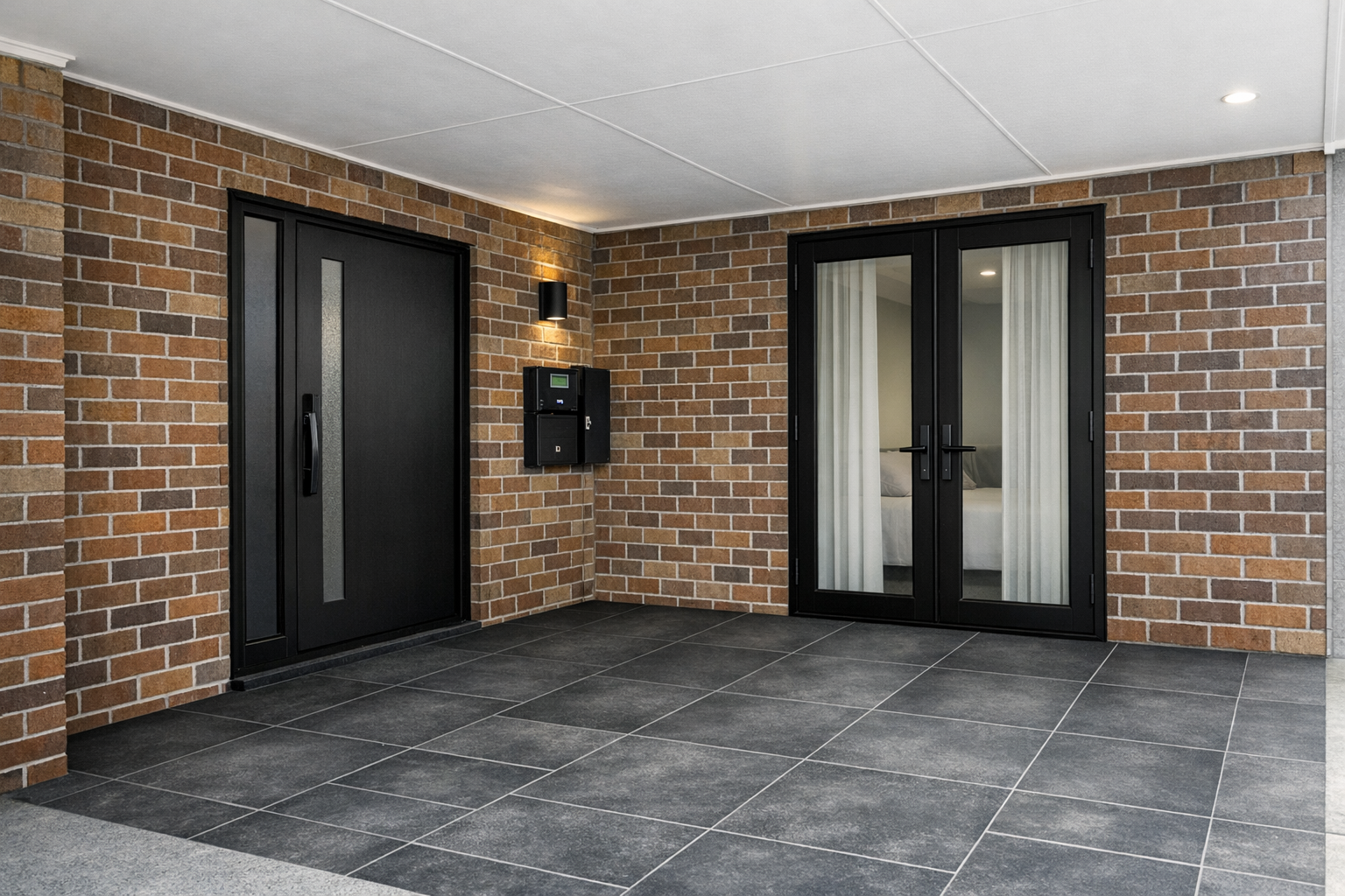 Exterior entryway vision