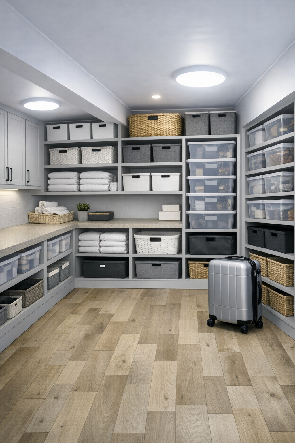 Storage room rendered vision